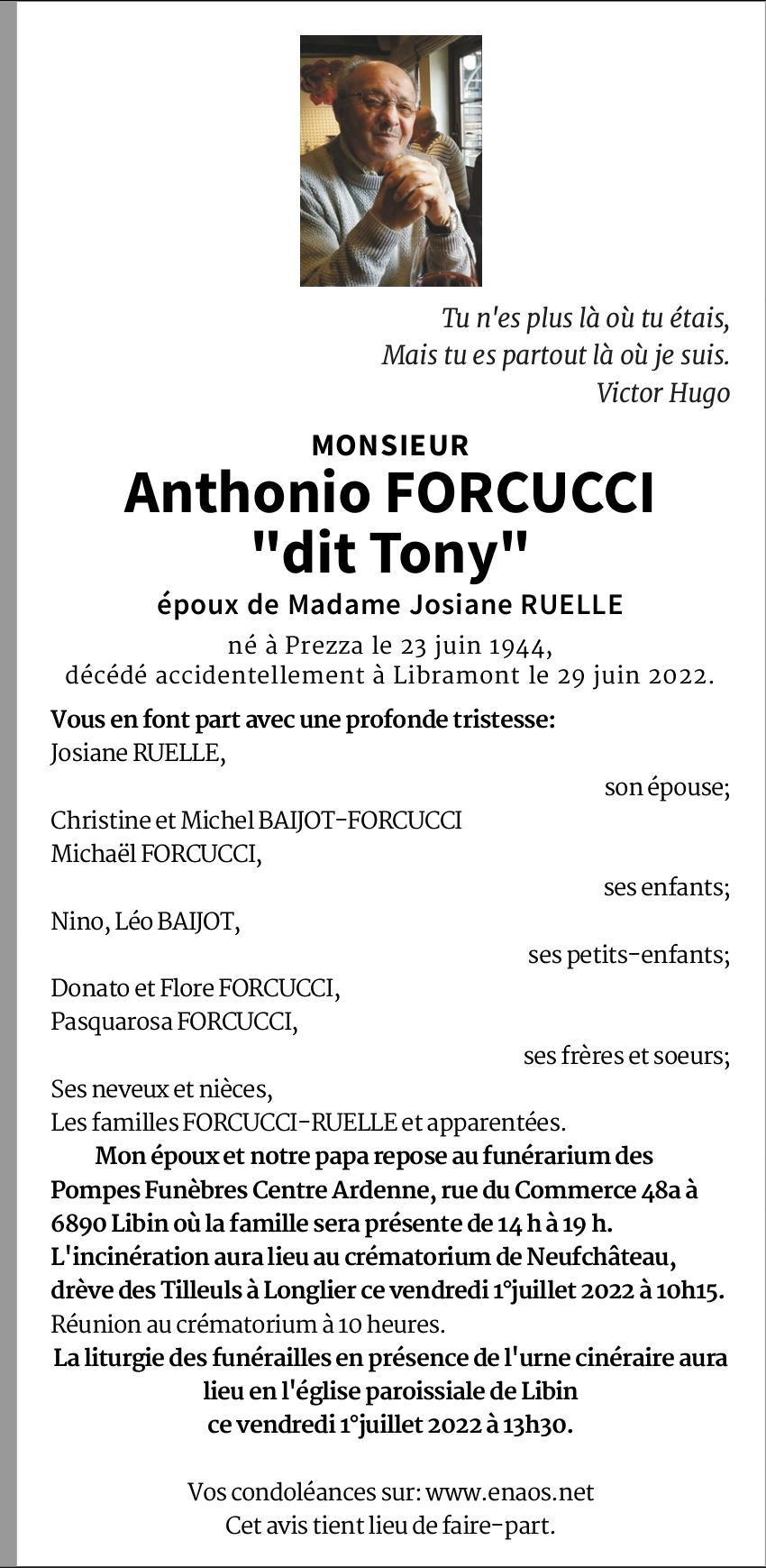 Antonio forcucci