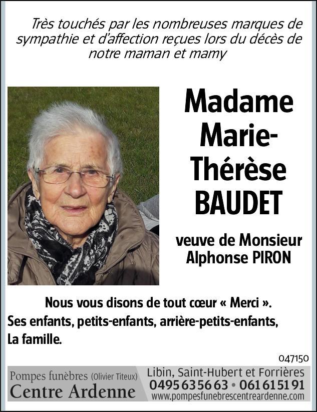 Marie therese baudet