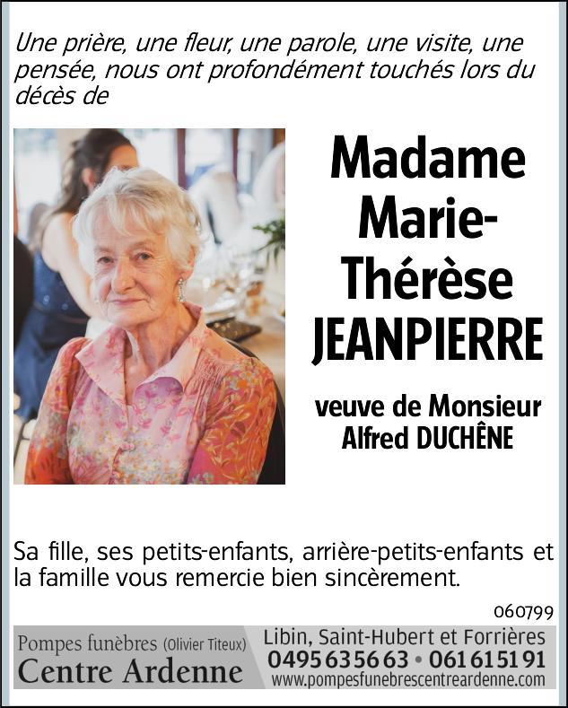 Marie therese jeanpierre 1