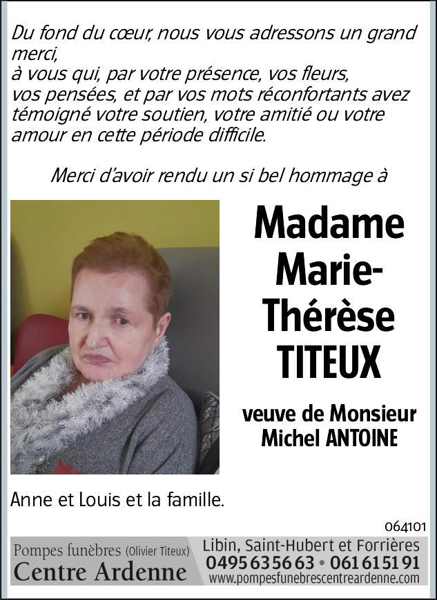 Marie therese titeux 1