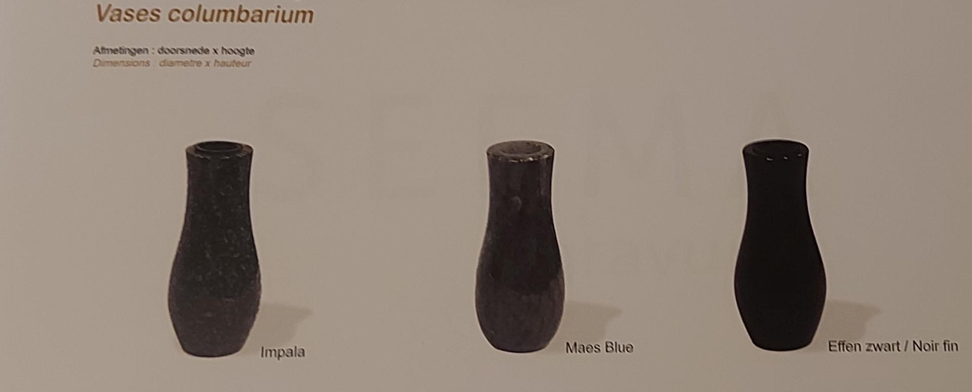 Vase granit columbarium